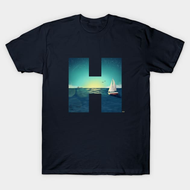 Horizon T-Shirt by vero.e.a